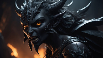 Картинка 3д+графика ужас+ horror демон