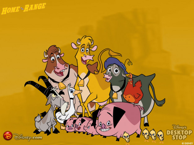 Обои картинки фото мультфильмы, home, on, the, range