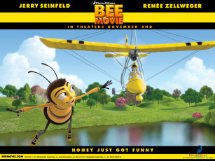 обоя мультфильмы, bee, movie