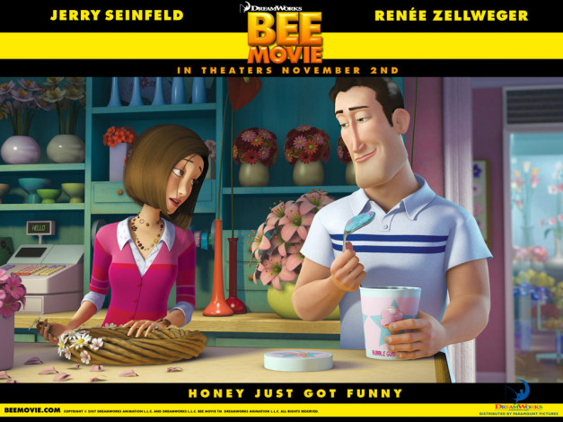 Обои картинки фото мультфильмы, bee, movie