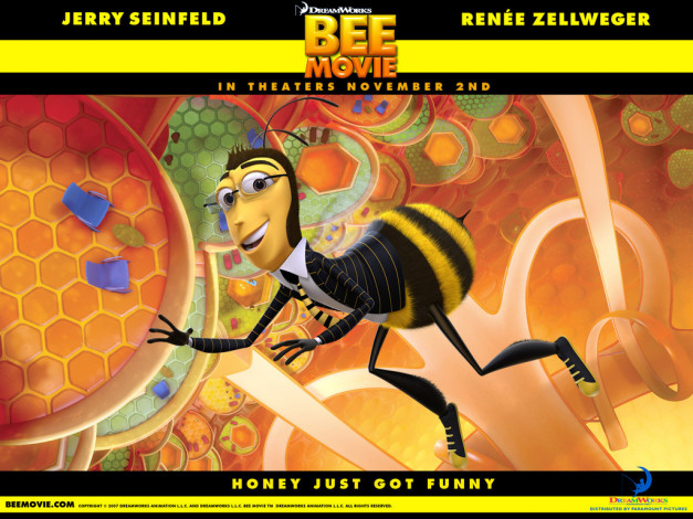 Обои картинки фото мультфильмы, bee, movie