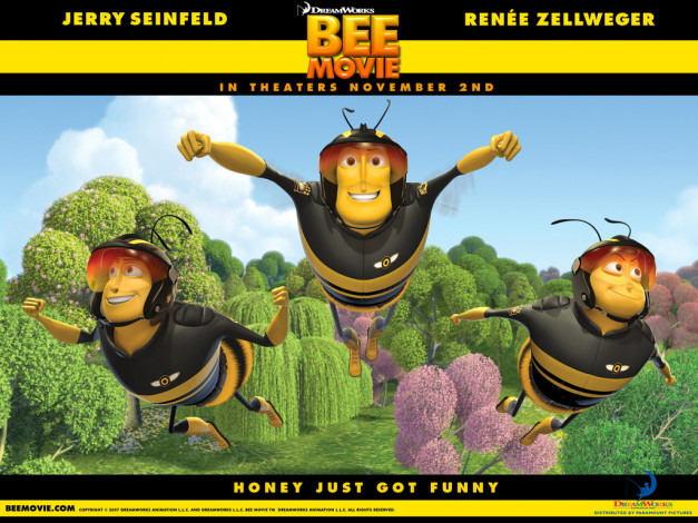 Обои картинки фото мультфильмы, bee, movie