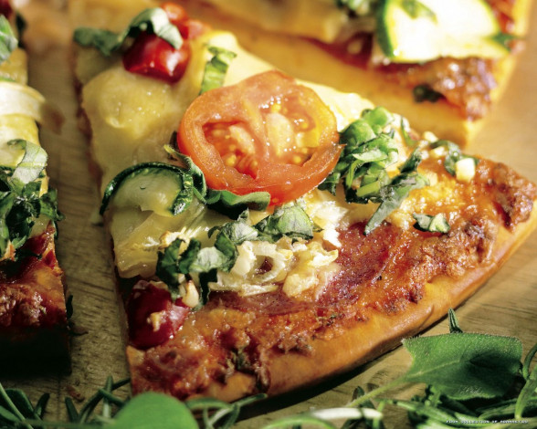 Обои картинки фото еда, пицца