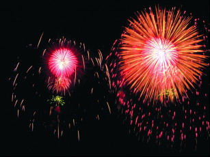 Картинка разное салюты фейерверки