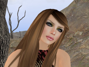 Картинка 3д графика portraits портрет пустыня