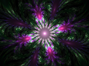 Картинка 3д графика fractal фракталы узор абстракция