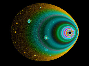 Картинка 3д графика fractal фракталы узор абстракция тёмный