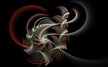 Картинка 3д графика fractal фракталы тёмный фрактал узор