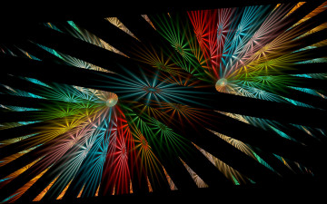 Картинка 3д графика fractal фракталы узор фрактал тёмный