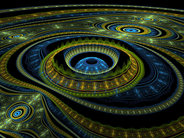 Обои картинки фото 3д, графика, fractal, фракталы, тёмный, фрактал, узор