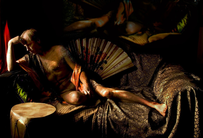 Обои картинки фото автор, robert, fischer, мужчины, unsort, веер