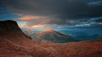 Картинка природа горы облака