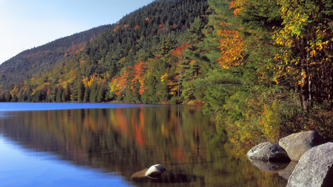 Обои картинки фото природа, реки, озера, озеро, лес, горы