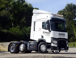 Картинка автомобили renault+trucks uk-spec 6x2 t 430 renault 2013г