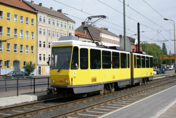 Картинка техника трамваи рельсы город трамвай