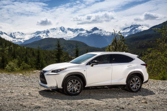 Картинка 2015+lexus+nx+200t+f-sport автомобили lexus горы белый пейзаж