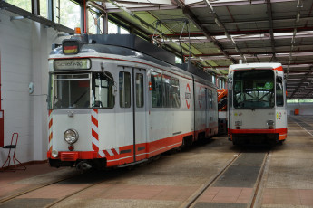 Картинка техника трамваи город трамвай рельсы