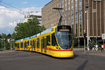 Картинка техника трамваи рельсы город трамвай