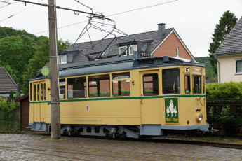 Картинка техника трамваи рельсы трамвай город