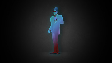 Картинка рисованные минимализм фон силуэт мужчина