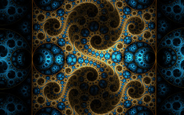 Картинка 3д+графика фракталы+ fractal цвета фон узор