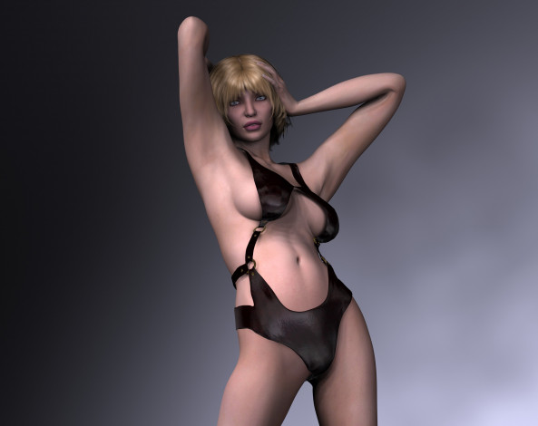 Обои картинки фото 3д графика, люди , people, фон, девушка, взгляд