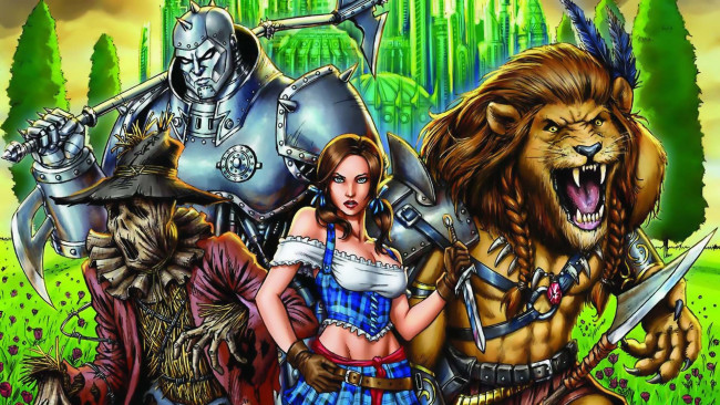 Обои картинки фото grimm fairy tales,  oz, рисованные, комиксы, комикс, рисунок, графика