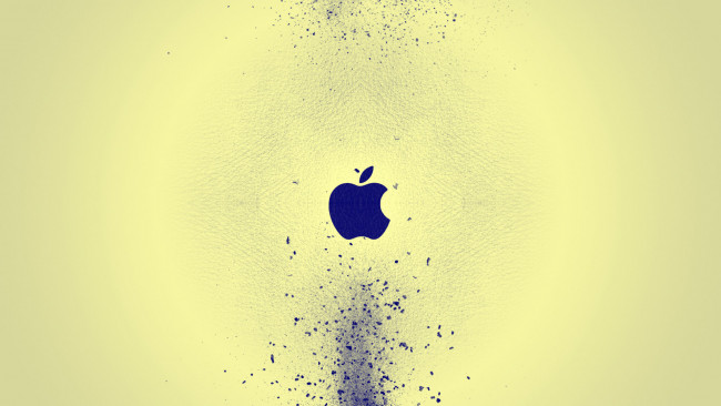 Обои картинки фото компьютеры, apple, фон, логотип