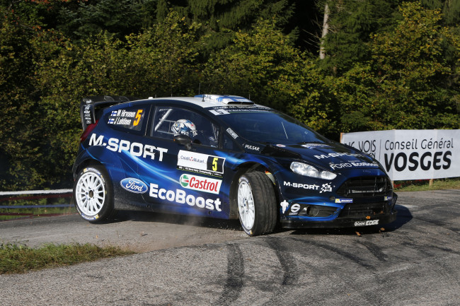 Обои картинки фото спорт, авторалли, wrc, rs, fiesta, ford, гонка, синий, 2014г