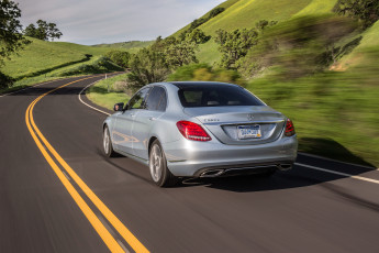 обоя автомобили, mercedes-benz, 2015г, w205, line, avantgarde, c, 350, e