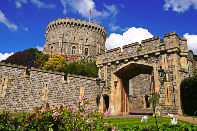 Обои картинки фото windsor castle, города, замки англии, замок
