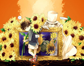 Картинка аниме detective+conan +magic+kaito персонажи