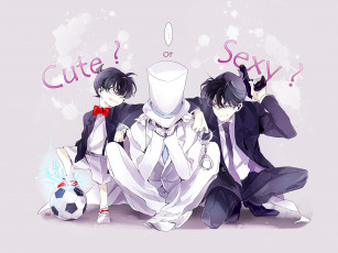 Картинка аниме detective+conan +magic+kaito персонажи