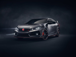 обоя автомобили, honda, 2016г, r, prototype, type, civic