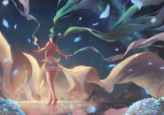 Картинка аниме vocaloid hatsune miku