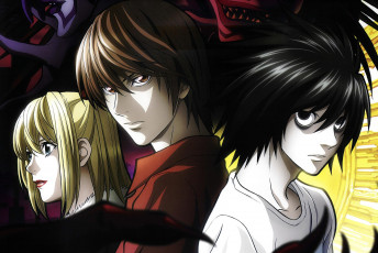 Картинка аниме death+note персонажи