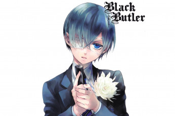 Картинка аниме kuroshitsuji ciel phantomhive