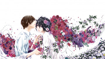 Картинка аниме death+note парни