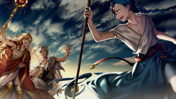 Картинка аниме magi+the+labyrinth+of+magic мальчики