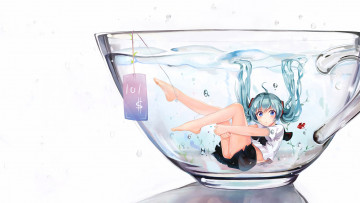 Картинка аниме vocaloid hatsune miku