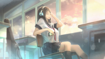 обоя аниме, kikivi , artbook, kikivi