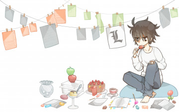 Картинка аниме death+note л