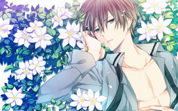 Картинка аниме mahouka+koukou+no+rettousei взгляд парень фон