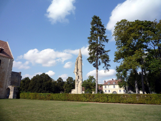 Обои картинки фото аббатство royaumont франция, города, - католические соборы,  костелы,  аббатства, royaumont, аббатство