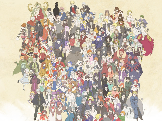 Обои картинки фото аниме, unknown,  другое, разные, персонажи