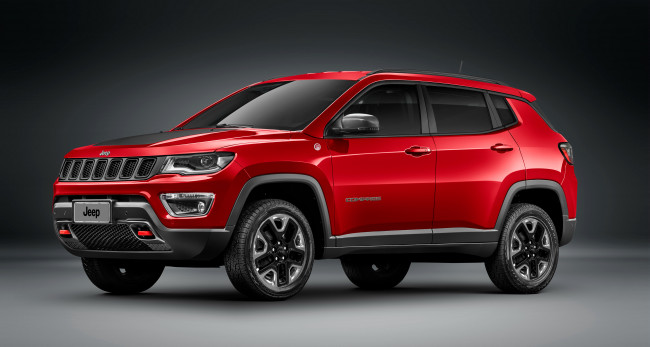 Обои картинки фото автомобили, jeep, 2016г, latam, trailhawk, compass