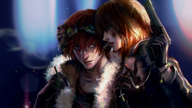 Обои картинки фото аниме, death note, парни