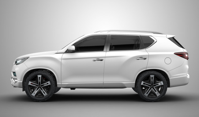 Обои картинки фото автомобили, ssang yong, 2016г, concept, liv-2, suv, ssangyong