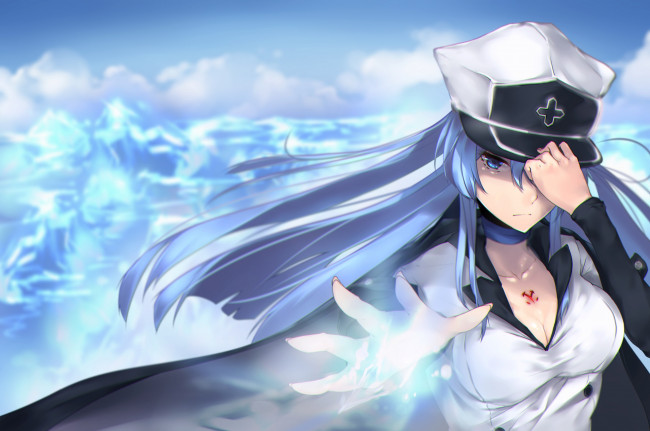 Обои картинки фото аниме, akame ga kill, esdeath