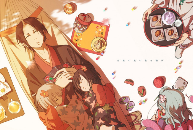 Обои картинки фото аниме, hoozuki no reitetsu, hoozuki, no, reitetsu